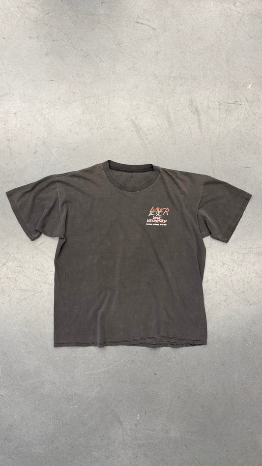 1994 SLAYER "DIVINE INTOURVENTION" LOCAL CREW 94/95 TEE (PULLED TAG)