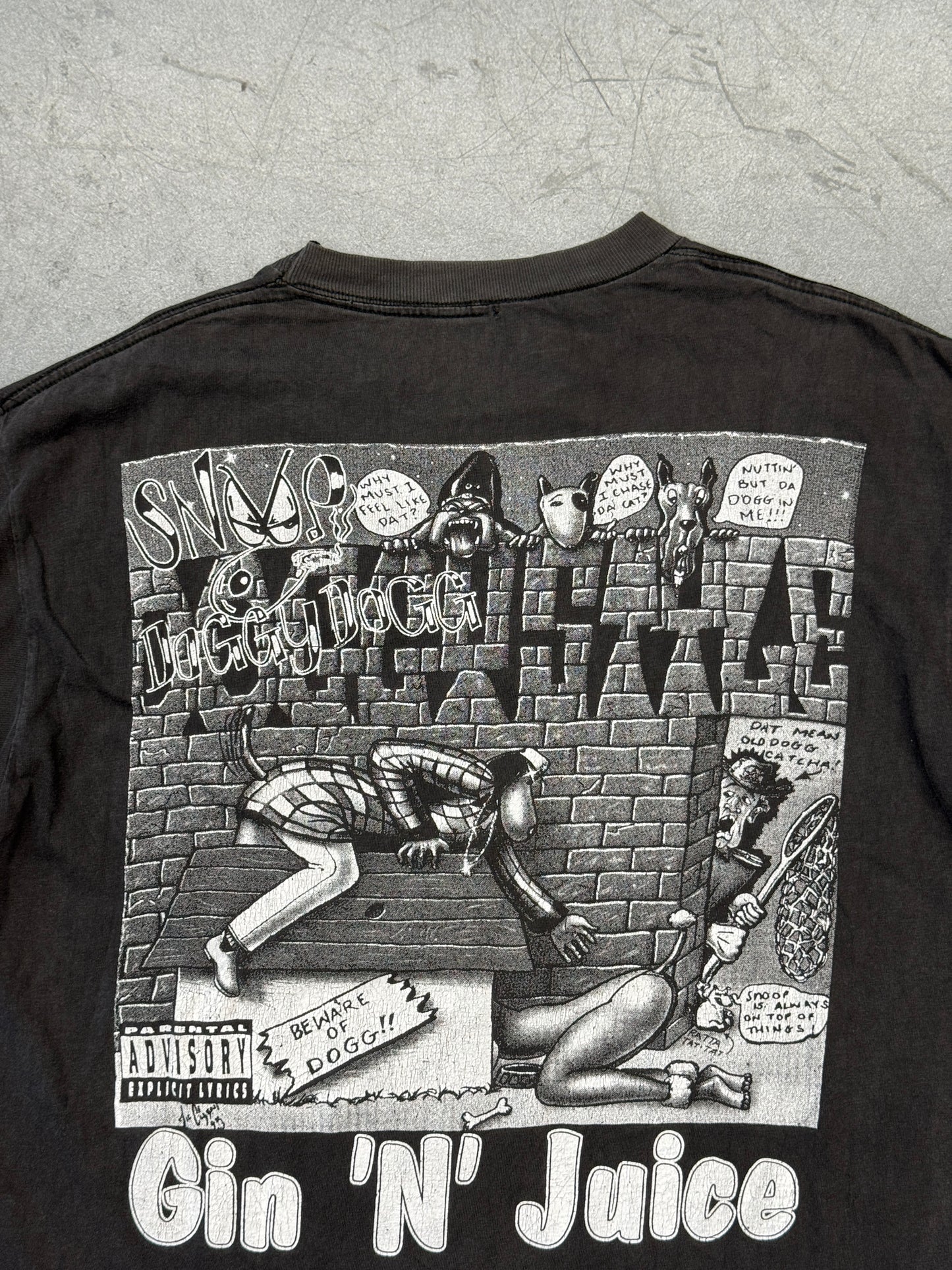 SNOOP DOGGY DOG BOOTLEG TEE (FADED TAG)