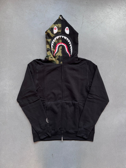 FW18 A BATHING APE BAPE SWARVOSKI SHARK FULL ZIP HOODIE (NEW)