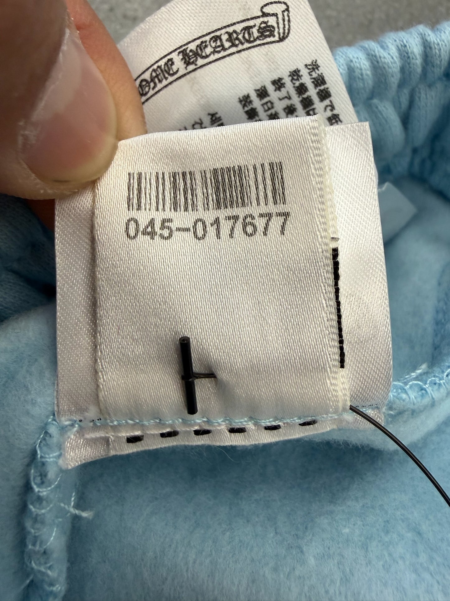 CHROME HEARTS MIAMI ART BASEL EXCLUSIVE VINE DAGGER SWEATPANTS - BABY BLUE