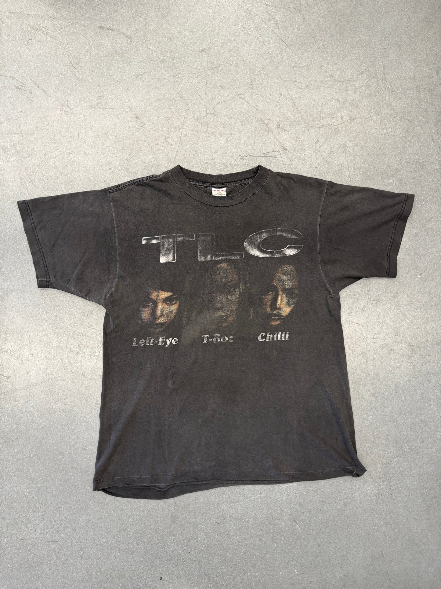 TLC NO! I DONT WANT NO SCRUBS BOOTLEG RAP STYLE TEE (COTTONNET TAG)