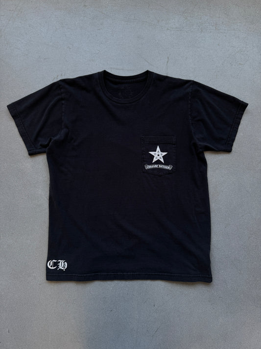 CHROME HEARTS STAR LOGO POCKET TEE
