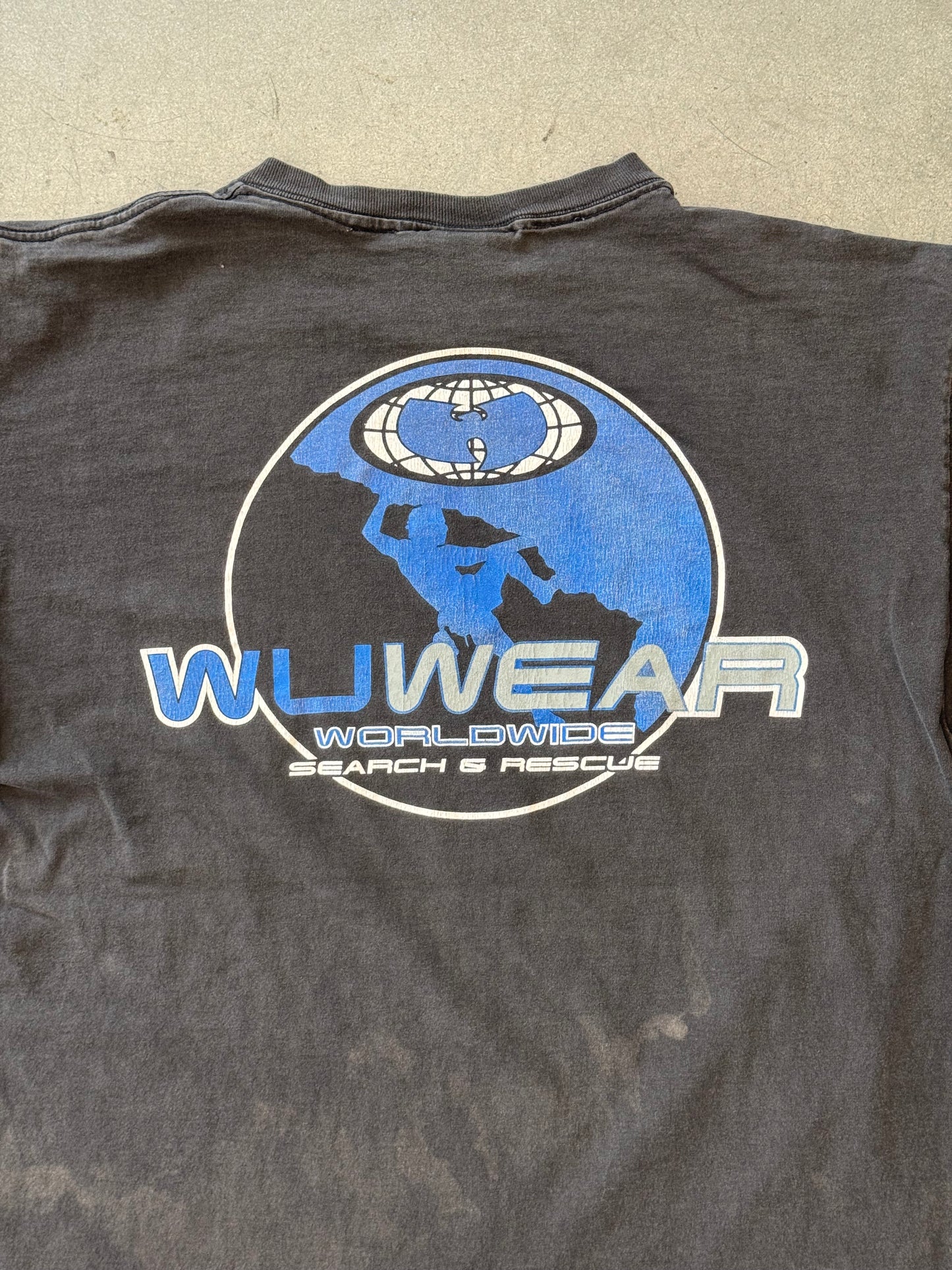 90S WU-TANG SEARCH & RESCUE TEE (WU-WEAR TAG)