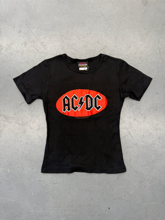 2004 YOUTH AC/DC RIBBED OVAL LOGO TEE (ARTMONDE TAG)