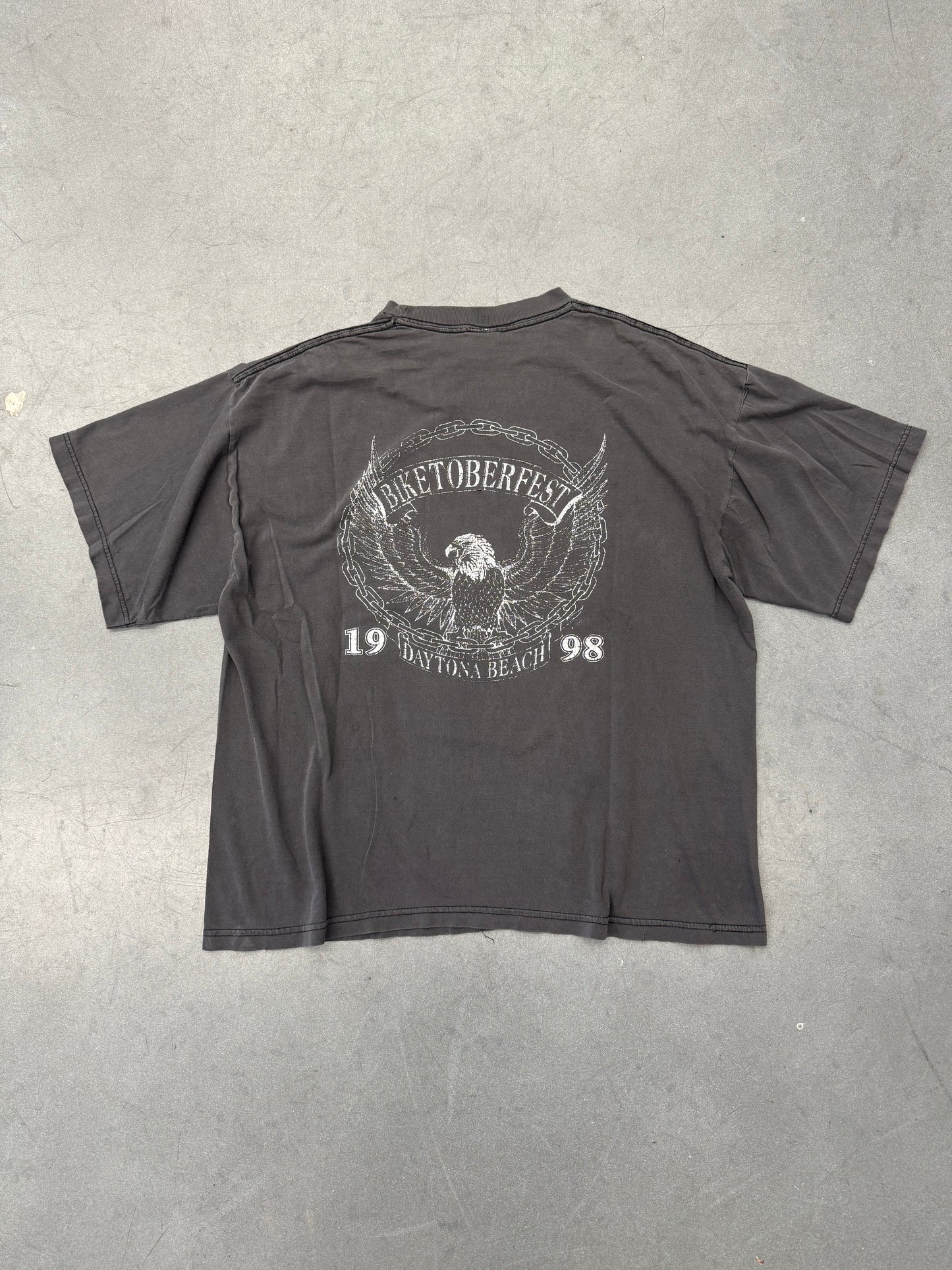 1998 BIKETOBERFEST DAYTONA BEACH SOFT-TAIL TEE (LOONEY TUNES TAG)