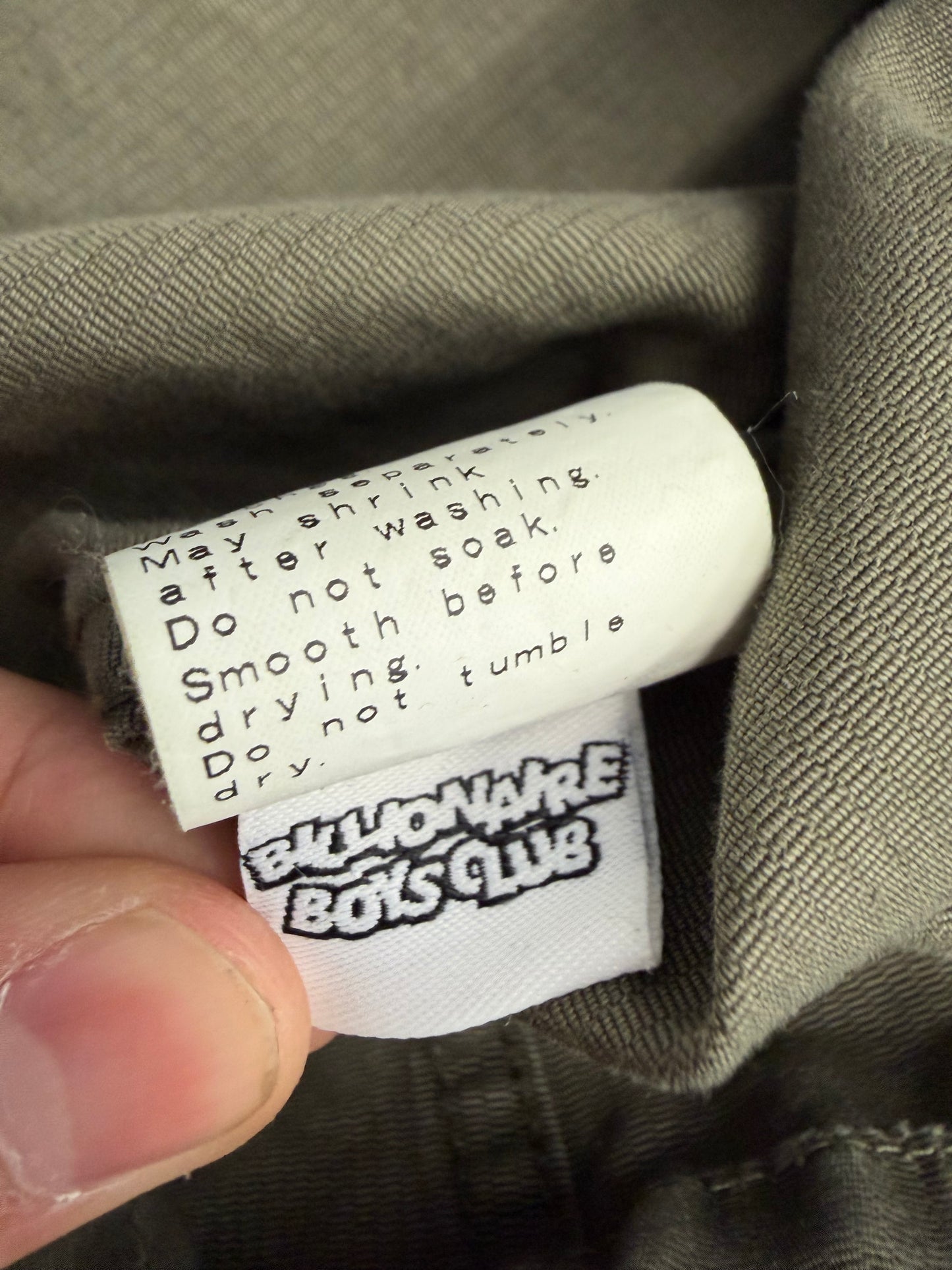 VINTAGE BILLIONAIRE BOYS CLUB COTTON BUTTON-UP MILITARY JACKET