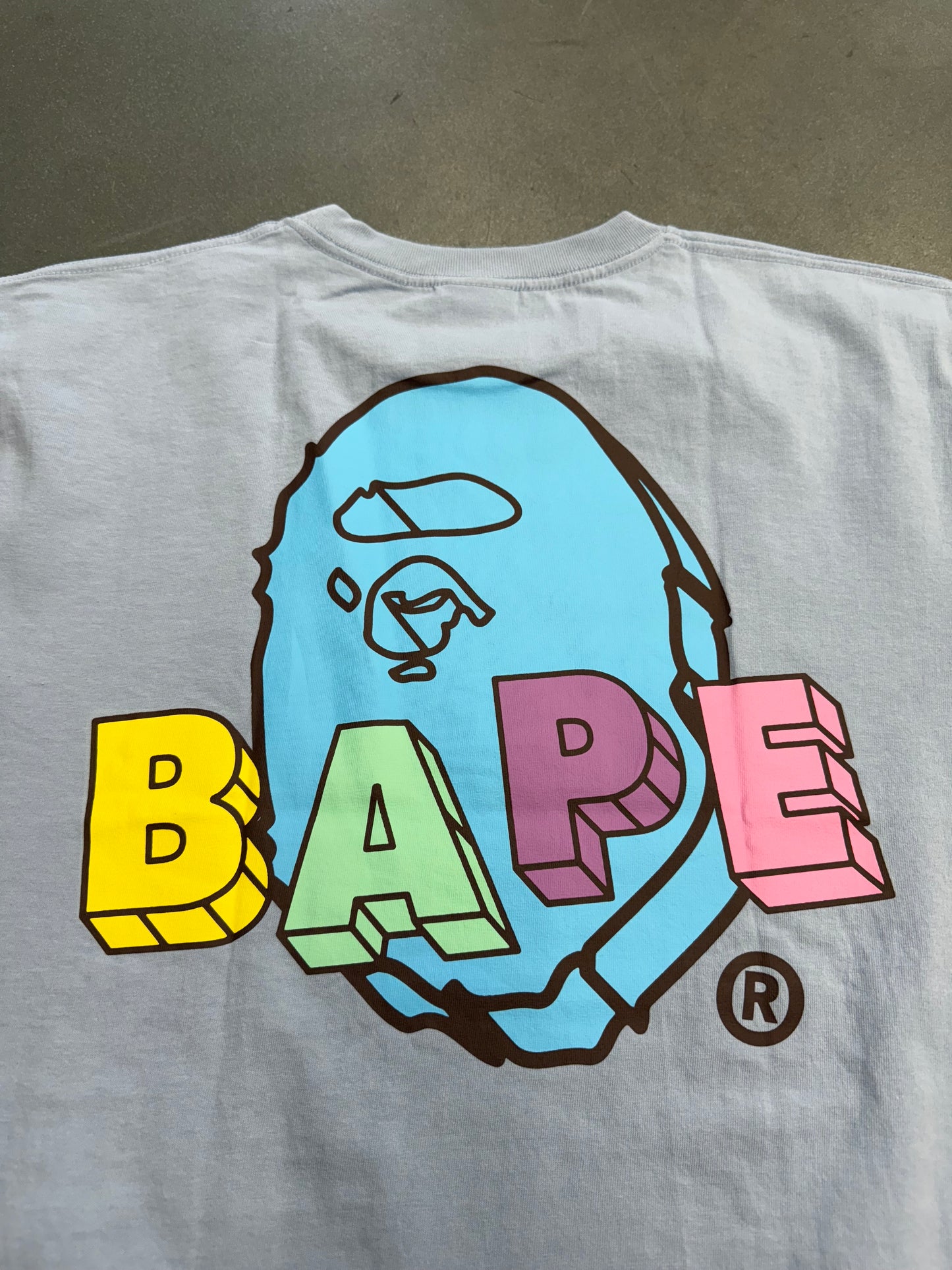 SS23 BAPE POPSICLE TEE - BLUE (L) (NEW IN BAG)