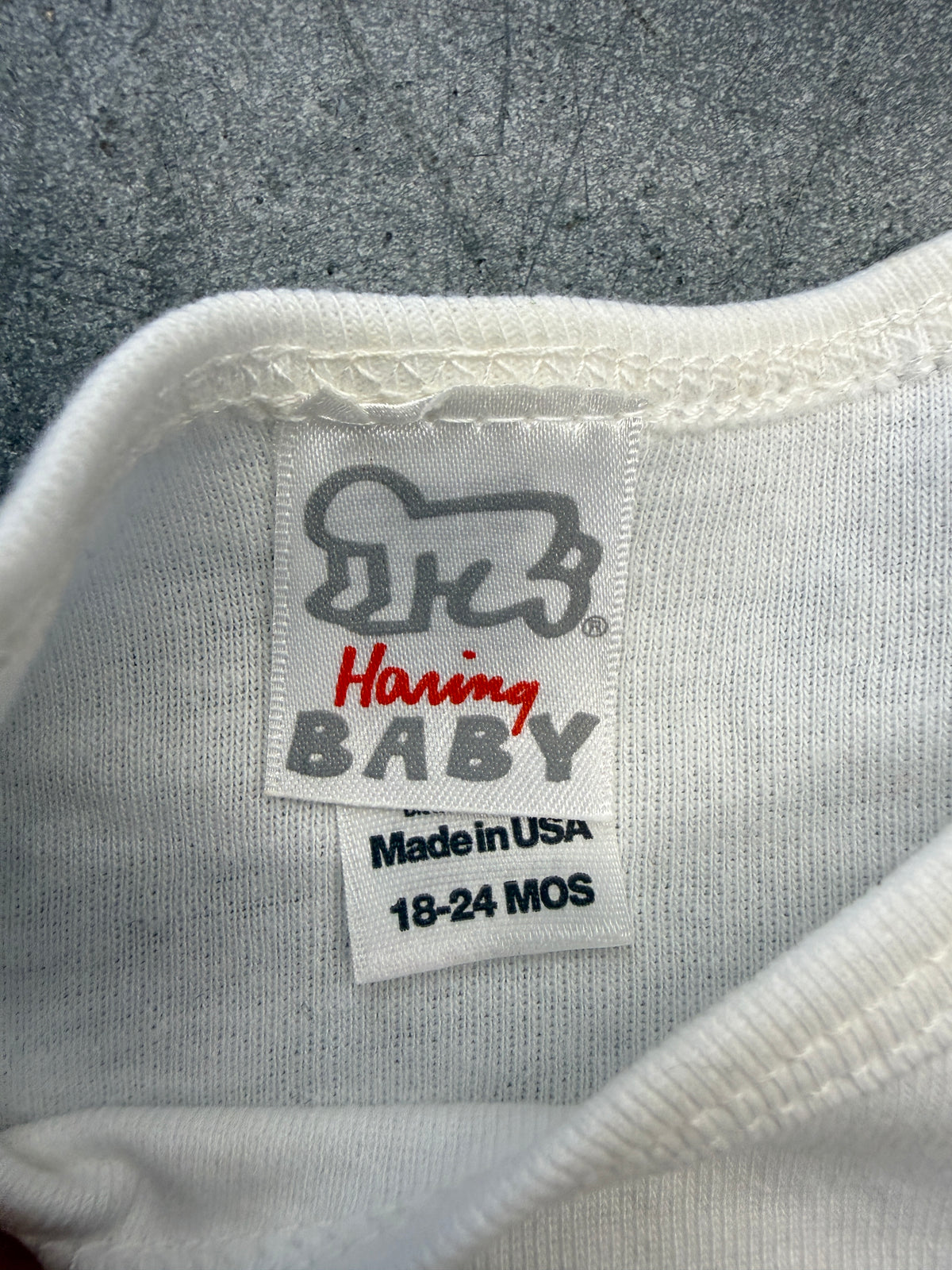 Y2K VINTAGE KEITH HARING RADIANT BABY TEE (HARING BABY TAG)