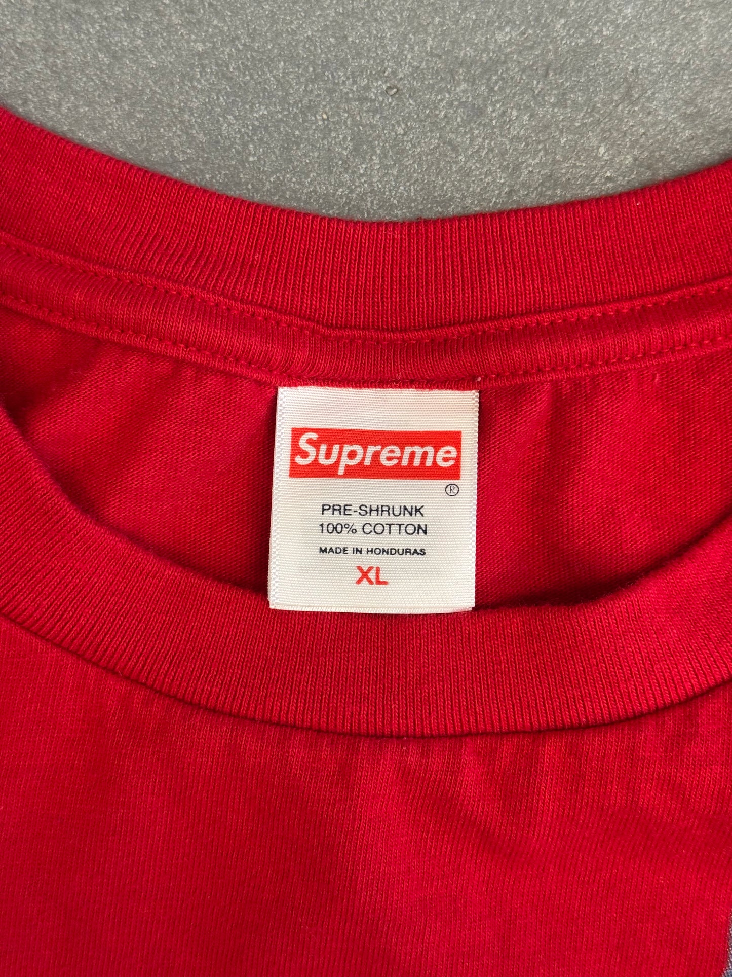 FW25 SUPREME SNOWMAN TEE - RED