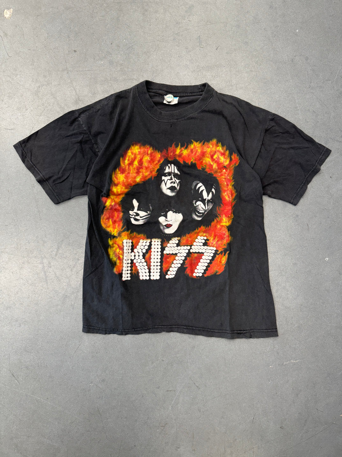 1996 KISS ALIVE WORLDWIDE TOUR TEE (FADED TAG)