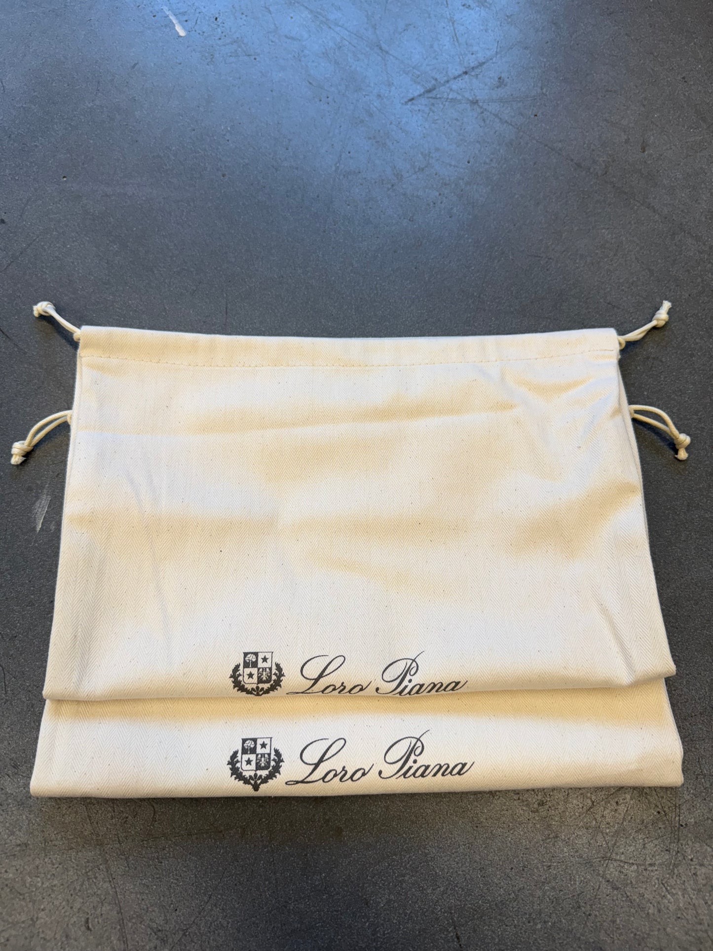 SIZE 43 LORO PIANA SUMMER WALK SUEDE - CAVIAR (PRE-OWNED WITH BOX)