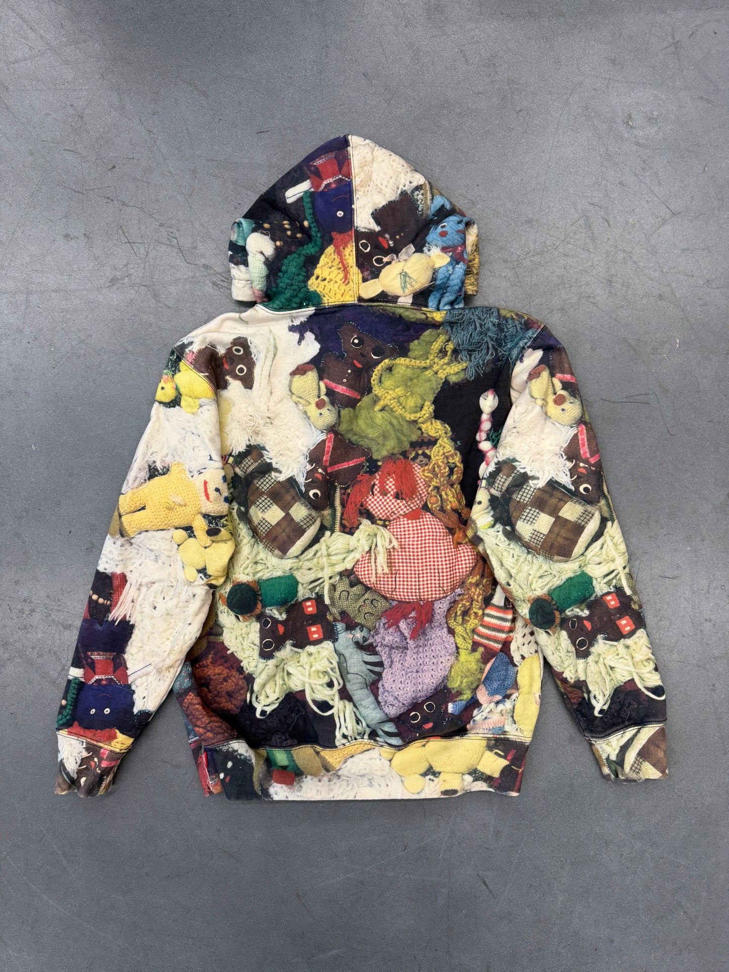 FW18 SUPREME MIKE KELLEY MORE LOVE HOURS THAN CAN EVER BE REPAID HOODED SWEATSHIRT