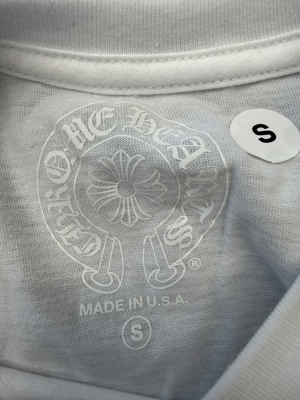 CHROME HEARTS FOTI TEE - WHITE/PINK