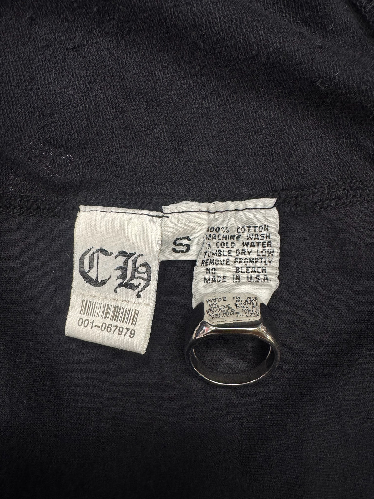 VINTAGE CHROME HEARTS PLUS FULL-ZIP HOODIE