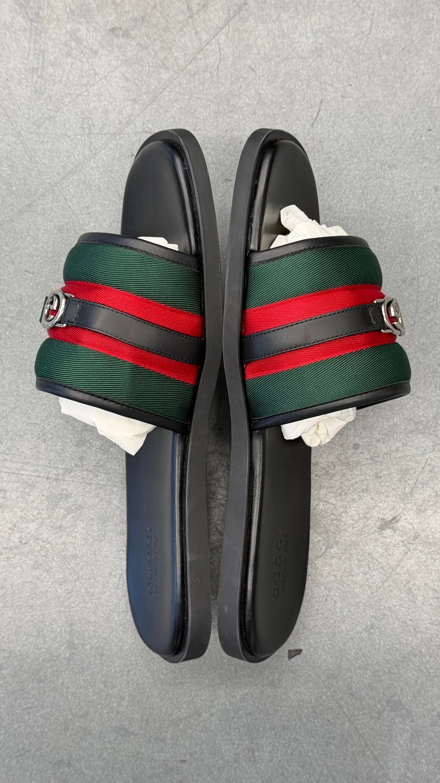 GUCCI INTERLOCKING G SANDALS