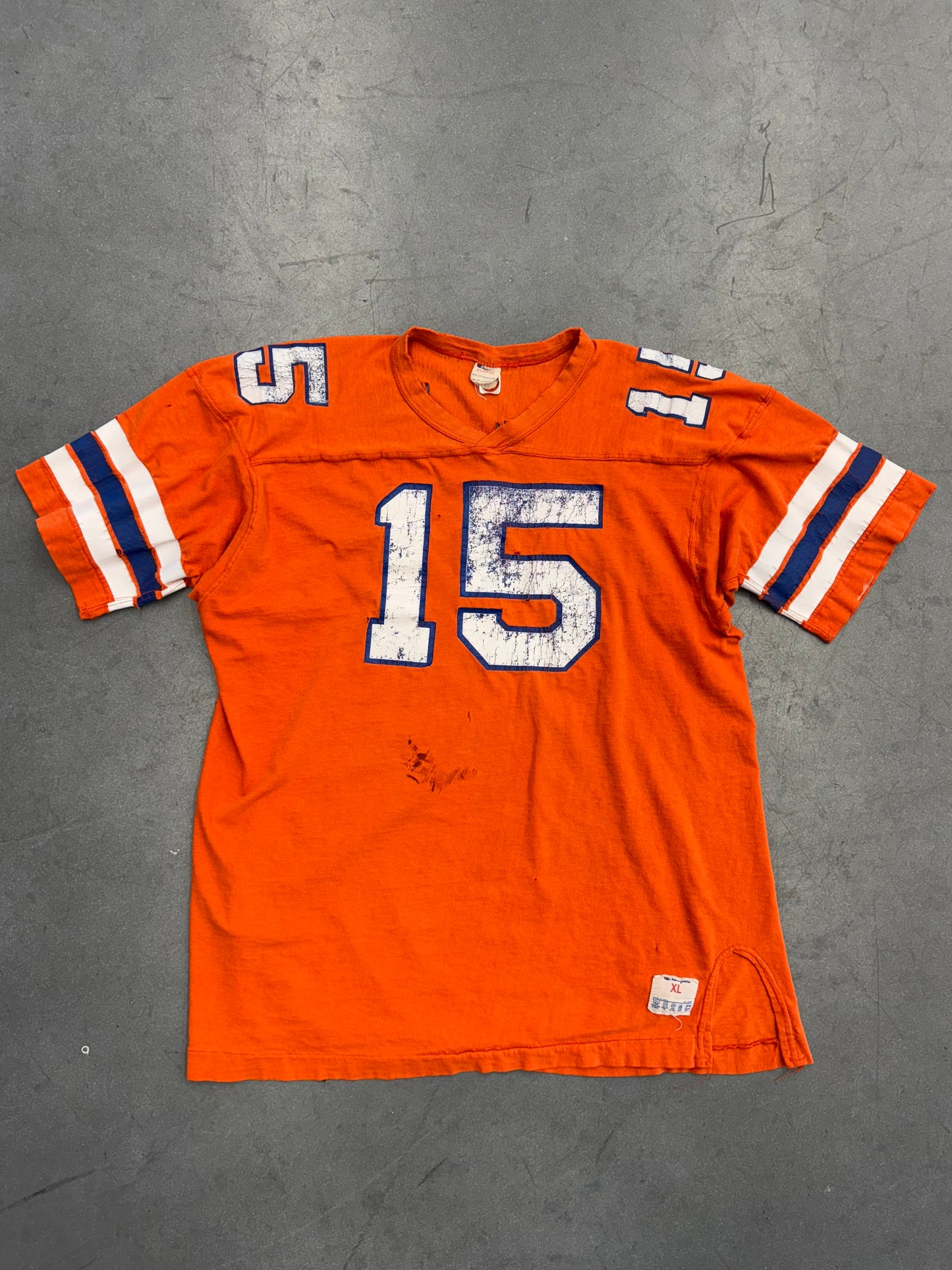 80S CHAMPION COTTON FOOTBALL JERSEY #15