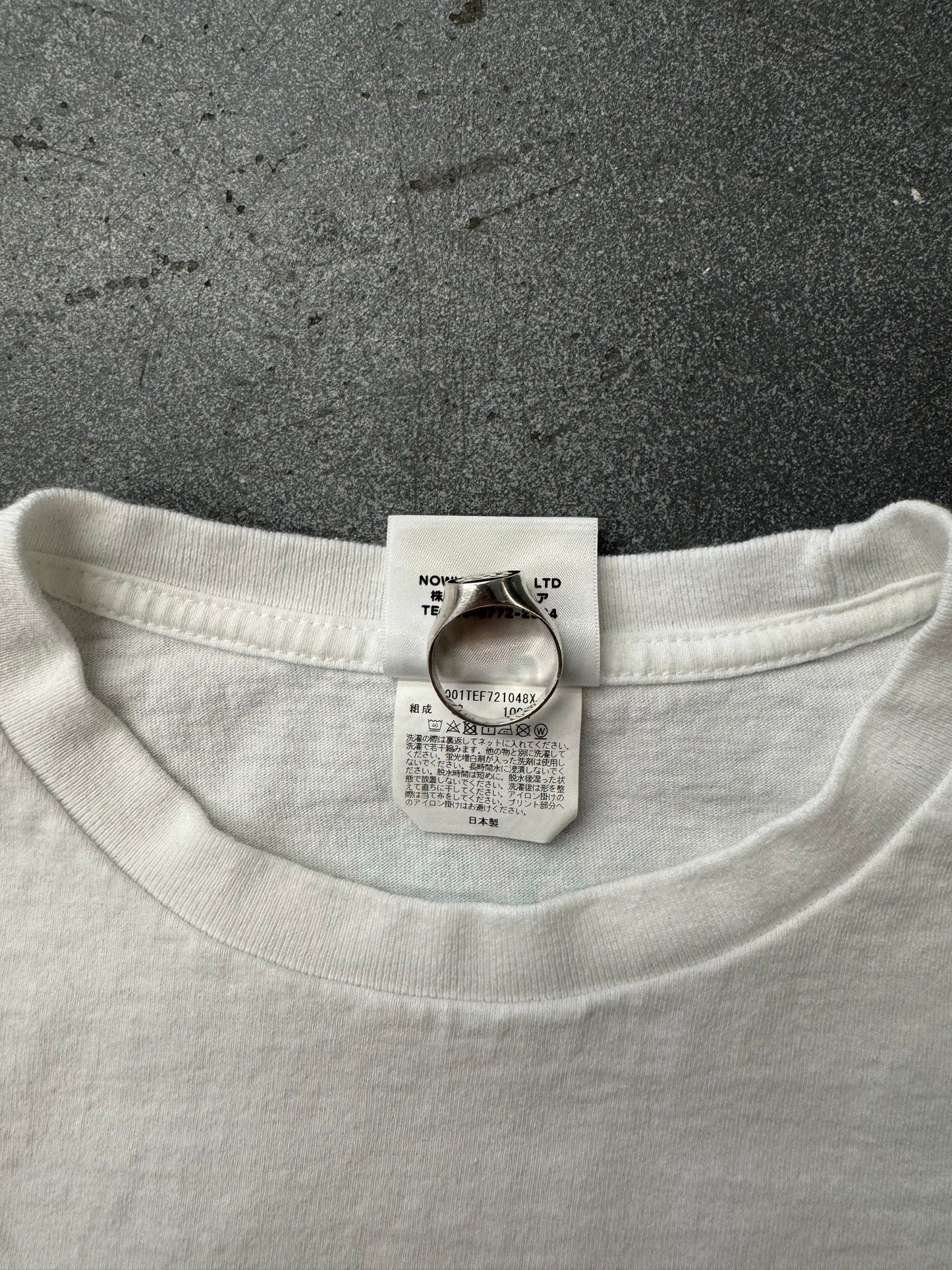 BAPE STORE MIAMI COLLEGE TEE - WHITE