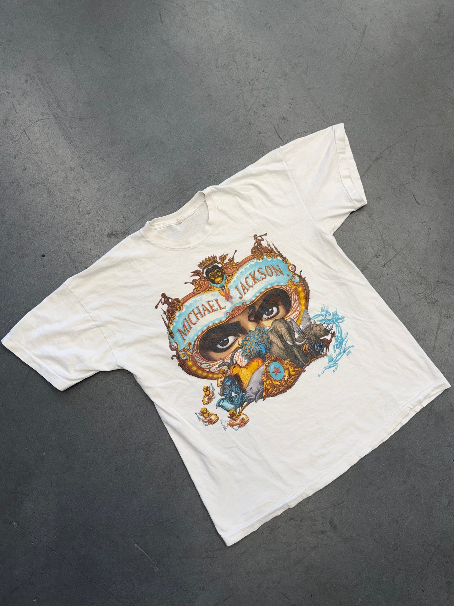 1992 MICHAEL JACKSON DANGEROUS WORLD TOUR TEE (SCREEN STARS TAG)