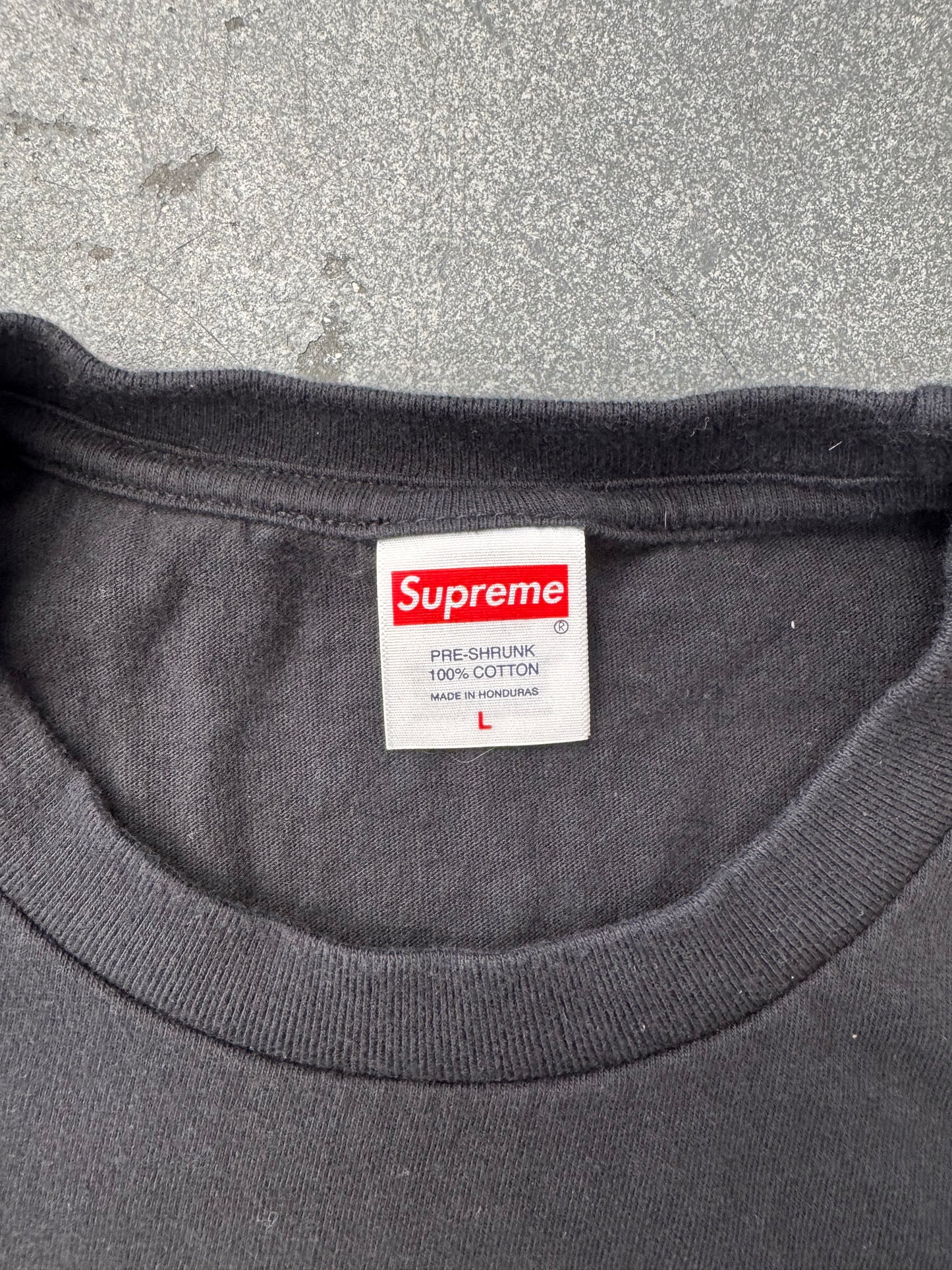 FW25 SUPREME ALL DOGS GO TO HEAVEN TEE - BLACK