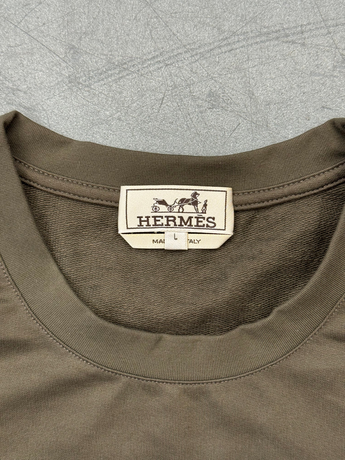 HERMES LEATHER RODEO LEATHER TEE