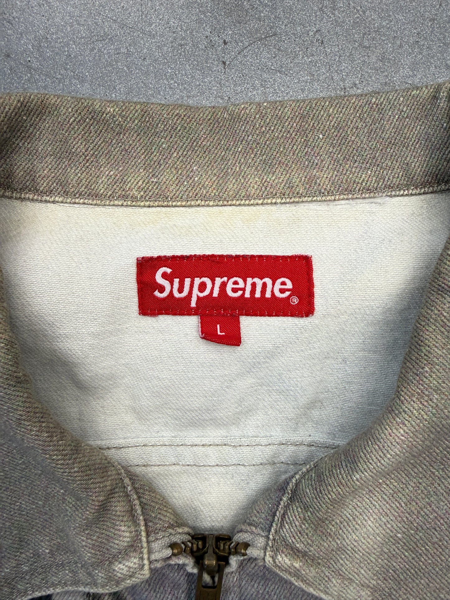 SS17 SUPREME COWBOY DENIM WORK JACKET