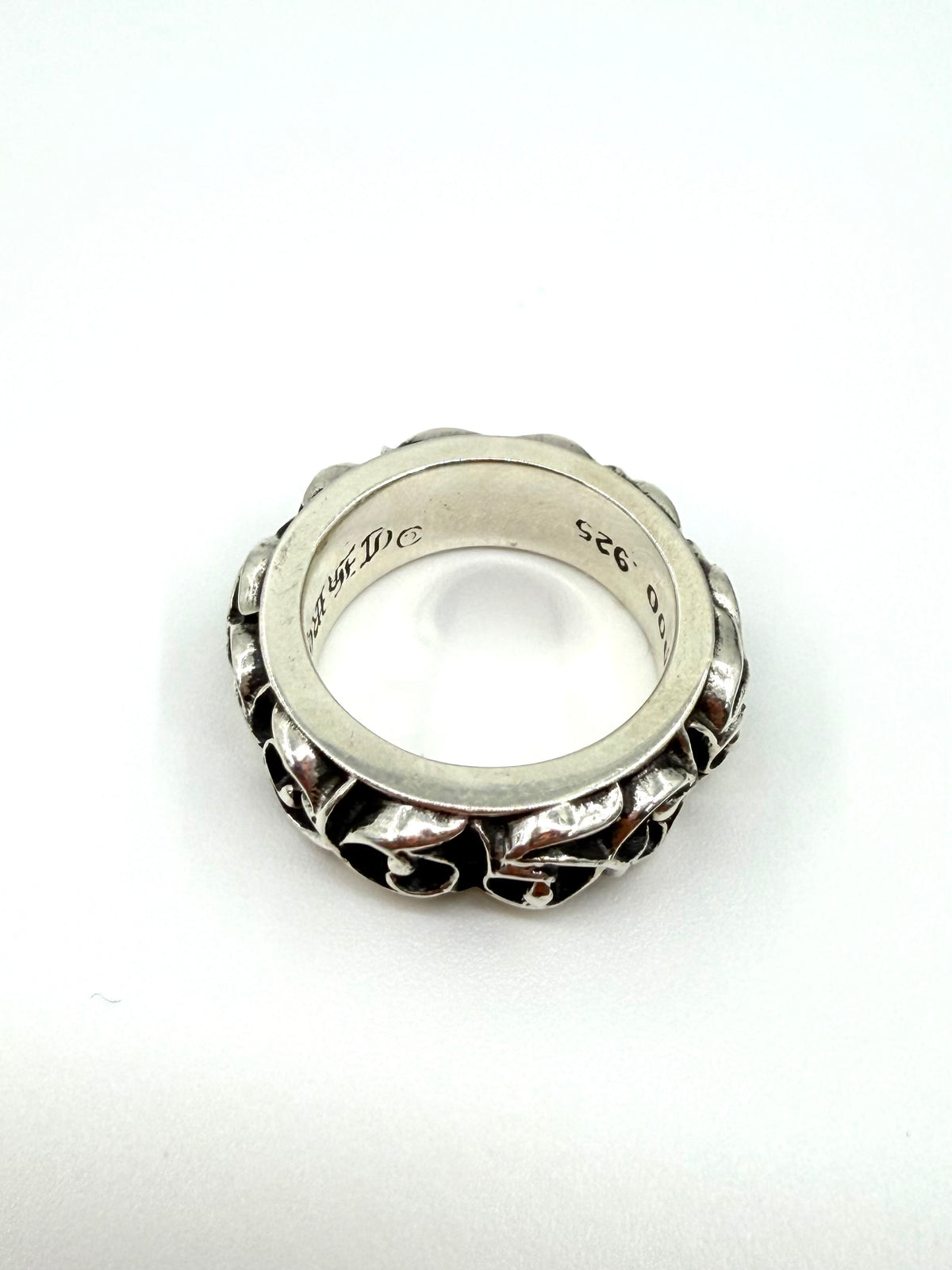 CHROME HEARTS ETERNITY VINE SILVER RING