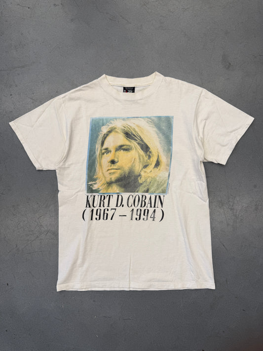 1994 KURT COBAIN ADULT PORTRAIT MEMORIAL TEE (GIANT TAG)