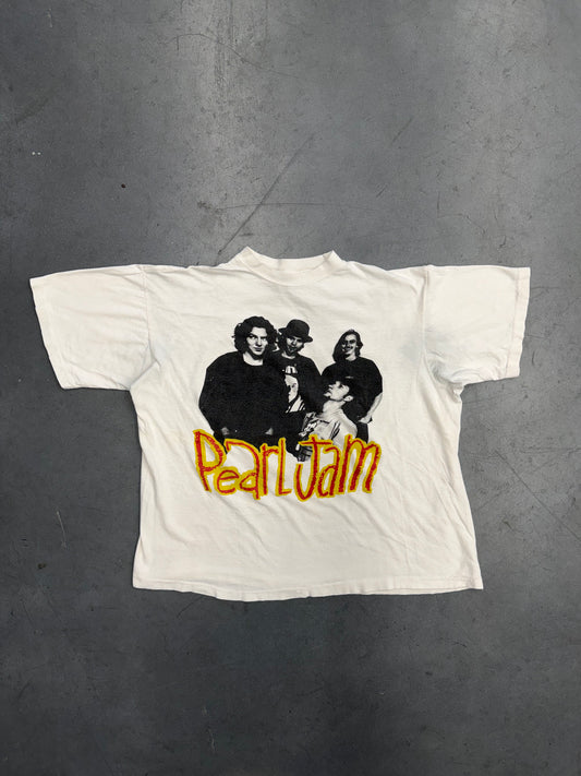 1995 PEARL JAM VITALOGY INDEX TEE (SHORT HILLS TAG)