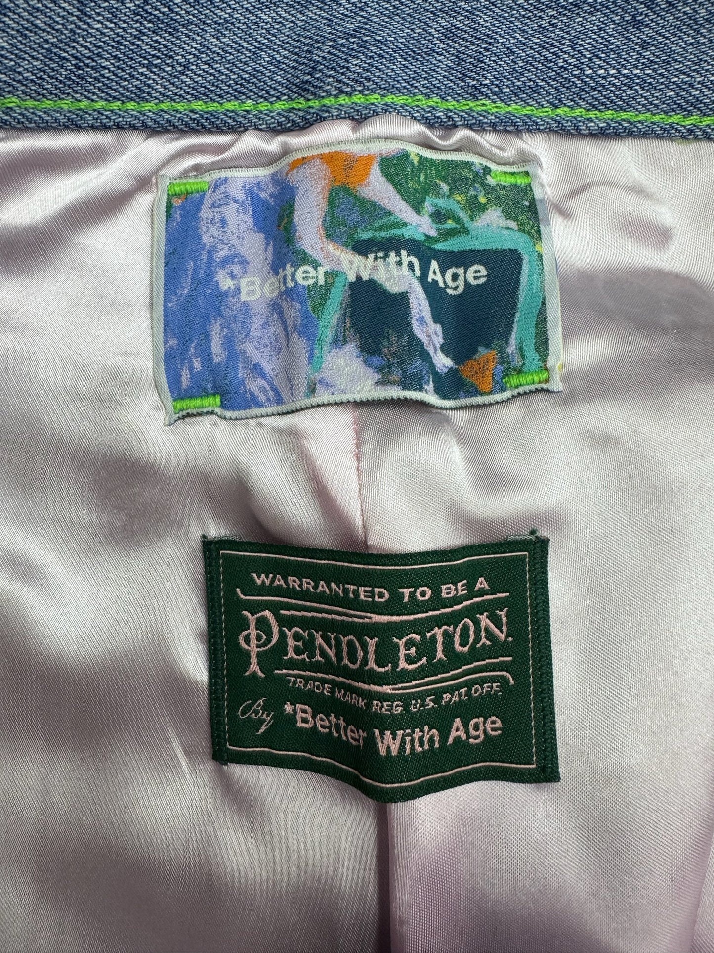 BETTER WITH AGE PENDLETON NEWPORT MIXED MEDIA TROUSER