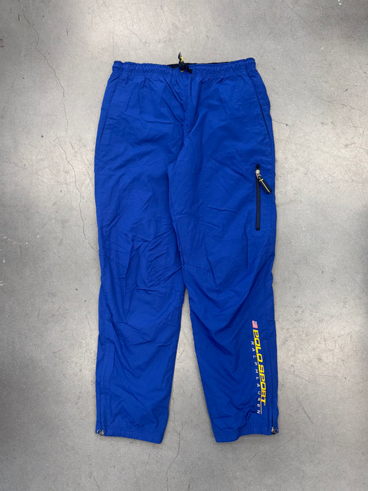 VINTAGE RALPH LAUREN POLO SPORT TRACK PANTS - BLUE