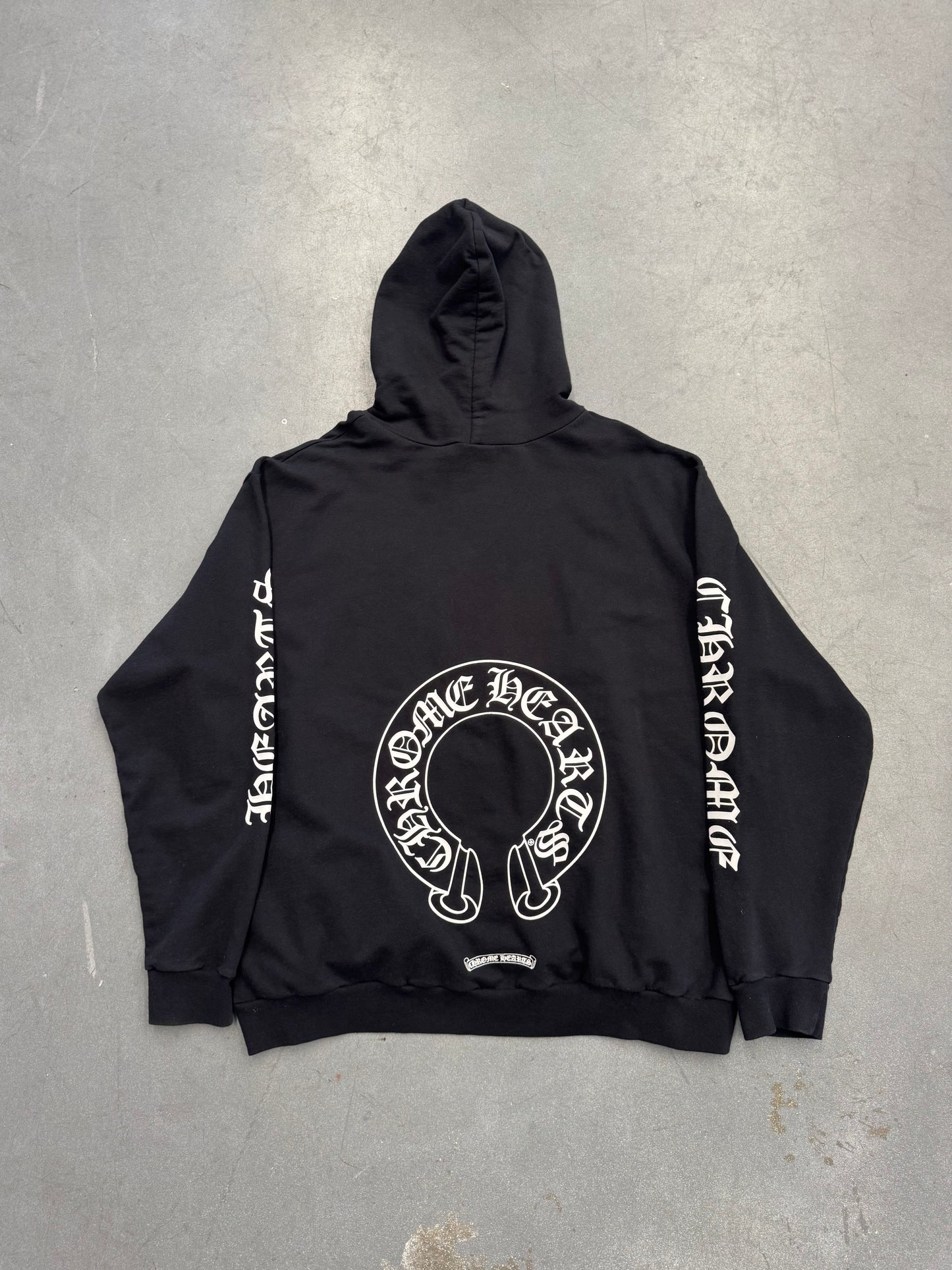 CHROME HEARTS MATTY BOY CHOMPER HORSESHOE PULLOVER HOODIE
