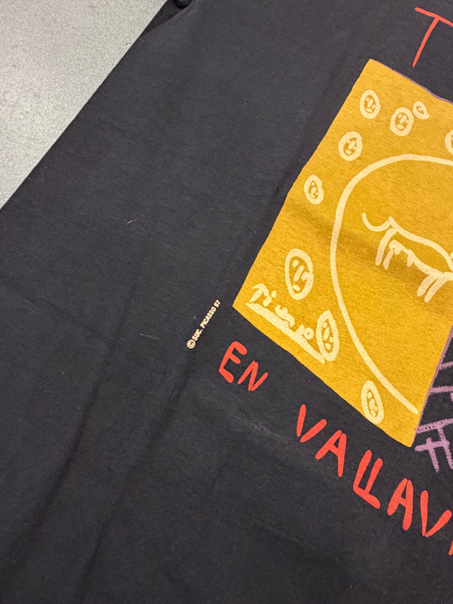 1997 TOROS EN VALLARVIS 1955 PICASSO TEE (NWT)