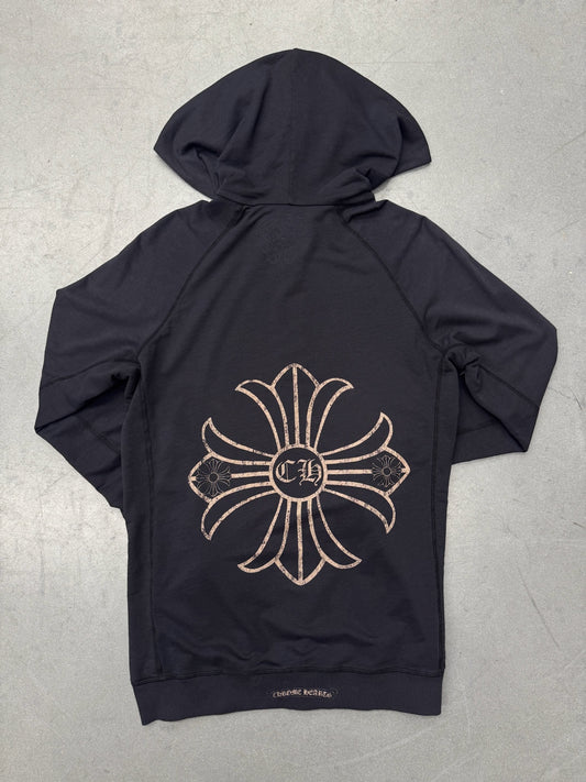 VINTAGE CHROME HEARTS PLUS FULL-ZIP HOODIE