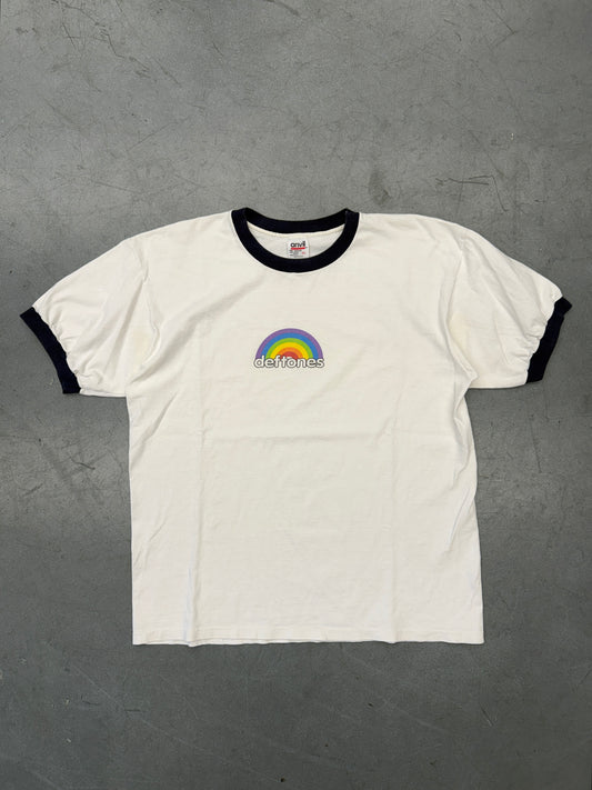 90'S DEFTONES RAINBOW RINGER TEE (ANVIL TAG)