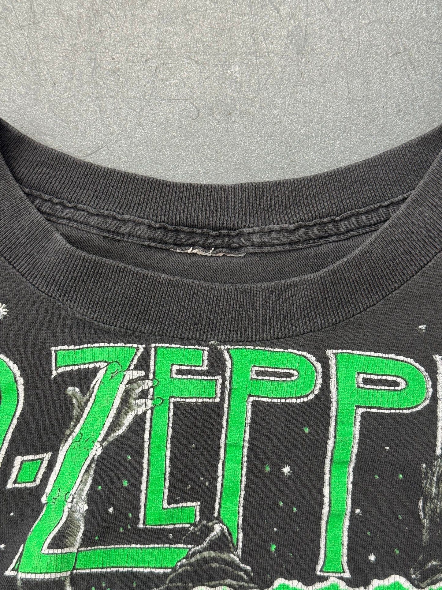 1992 LED ZEPPELIN ZOSO WIZARD ALL OVER PRINT TEE (PULLED TAG)