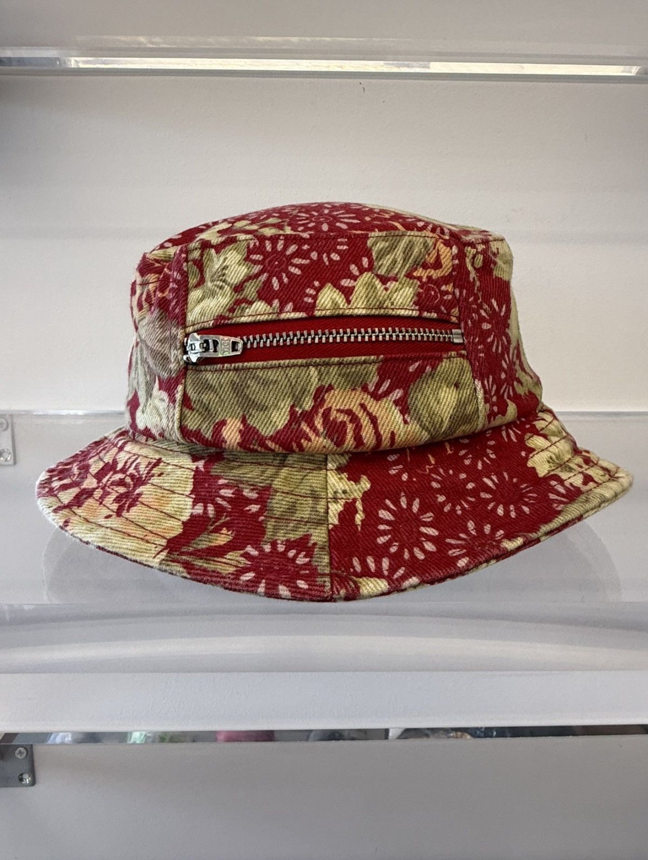 SS18 SUPREME ZIP TWILL CRUSHER - FLORAL