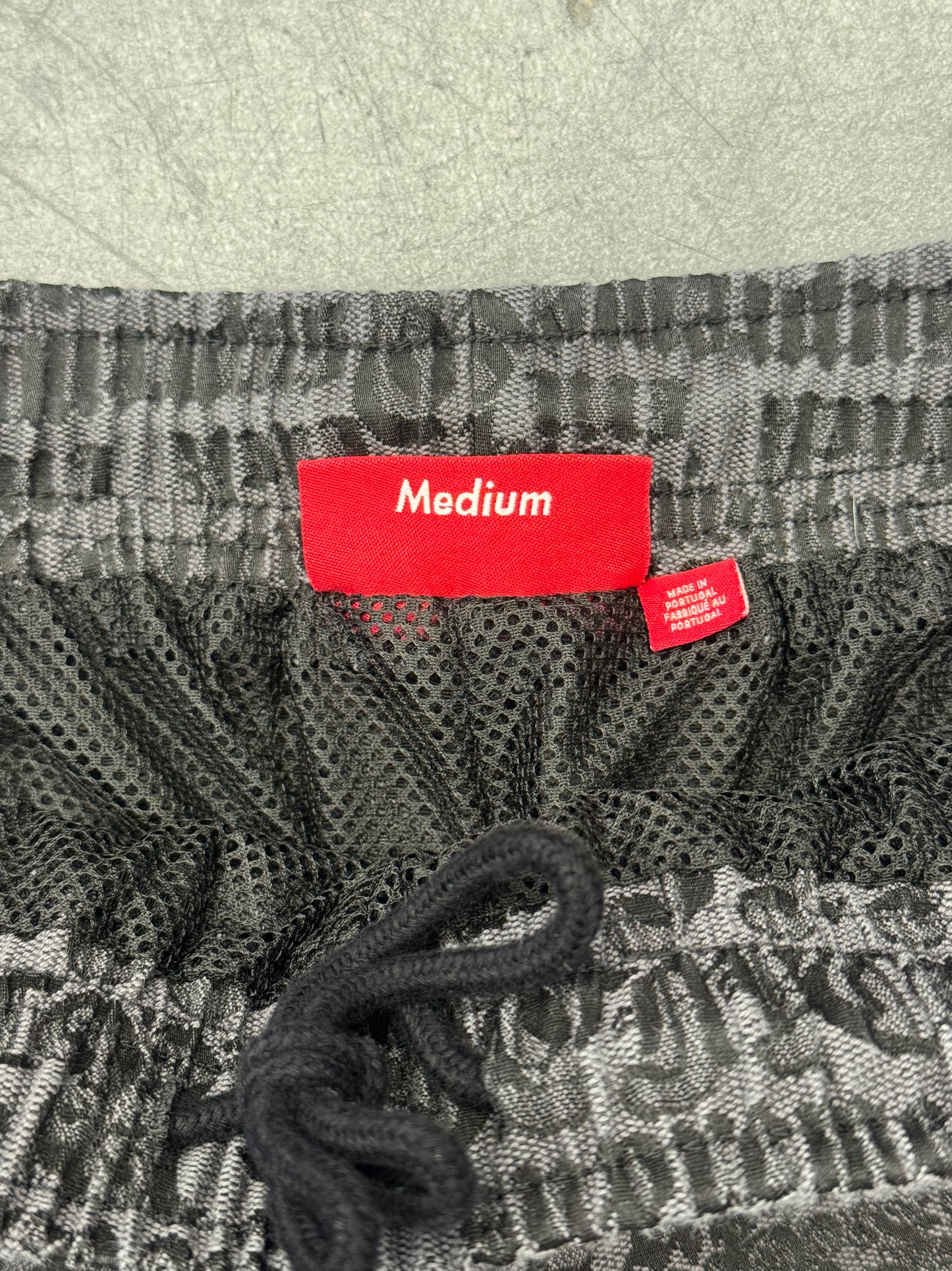 SS25 SUPREME CITIES JACQUARD SHORT - BLACK