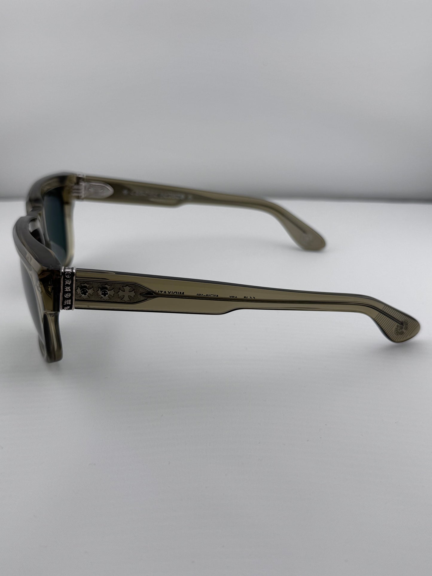 CHROME HEARTS ‘MIDIXATHRILL I’ SUNGLASSES - CLEAR SMOKE GREY (BRAND NEW WITH CLOTH AND CASE)