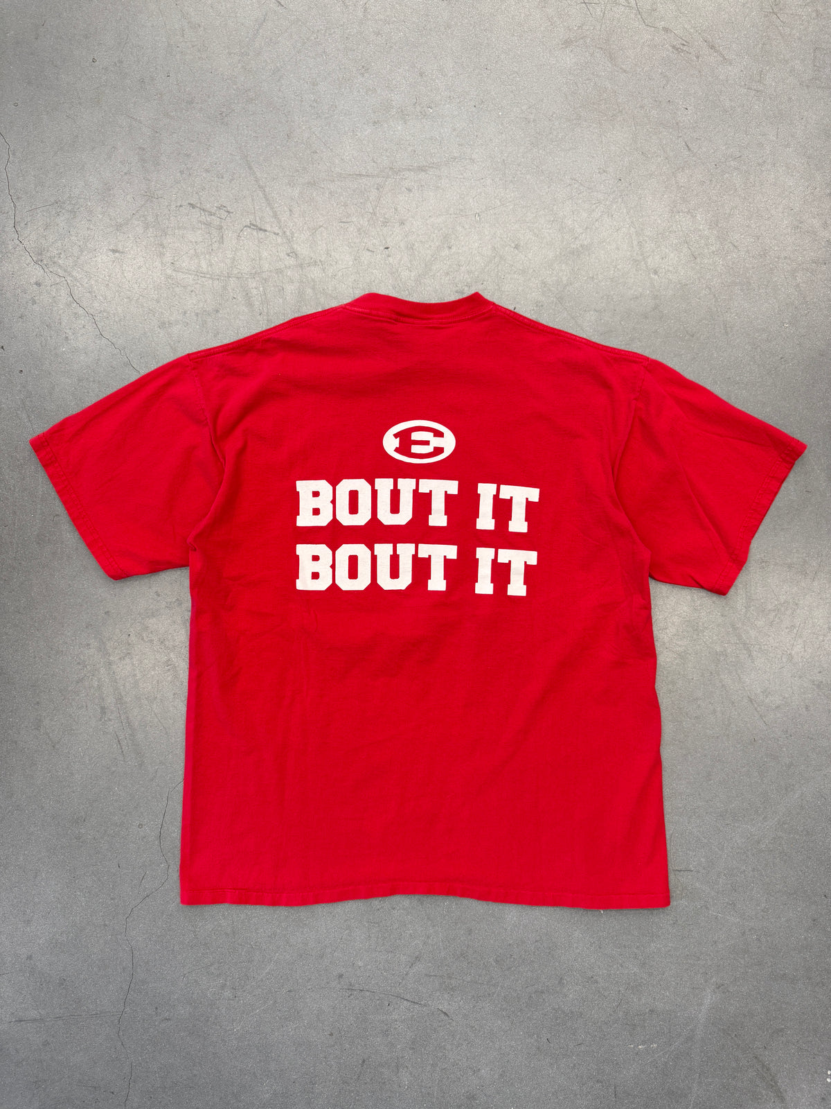 90'S MIAMI EDISON RED RAIDERS "BOUT IT BOUT IT" TEE (TSI TAG)