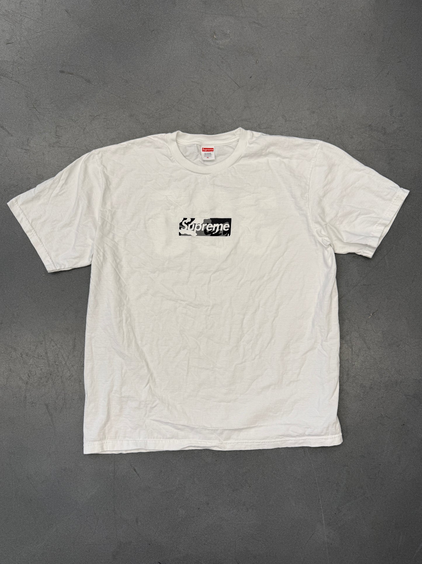SS25 SUPREME MIAMI 305 SNOW CAMO BOX LOGO TEE