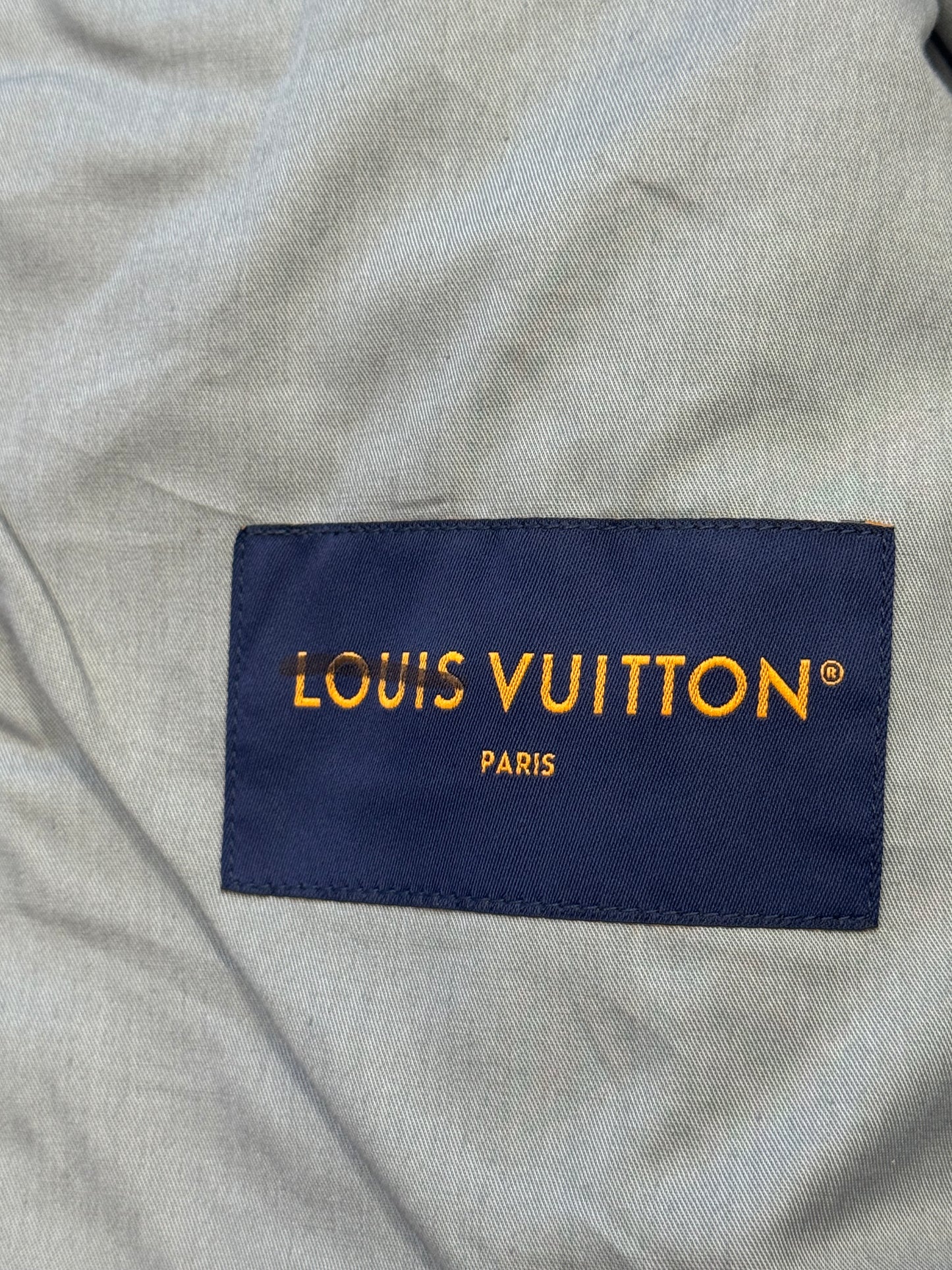 2023 LOUIS VUITTON X KID SUPER CAMOUFLAGE MONOGRAM FACE WORK JACKET