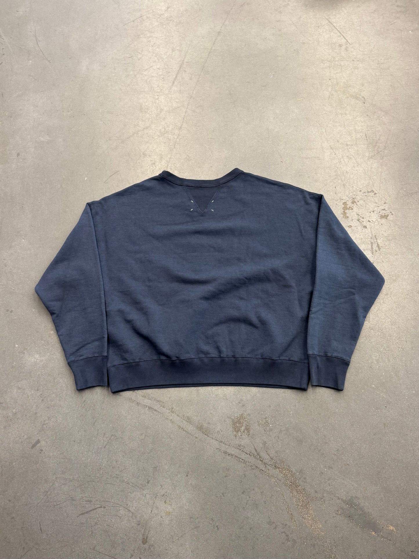 MAISON MARGIELA REVERSE LOGO STITCHED CREWNECK