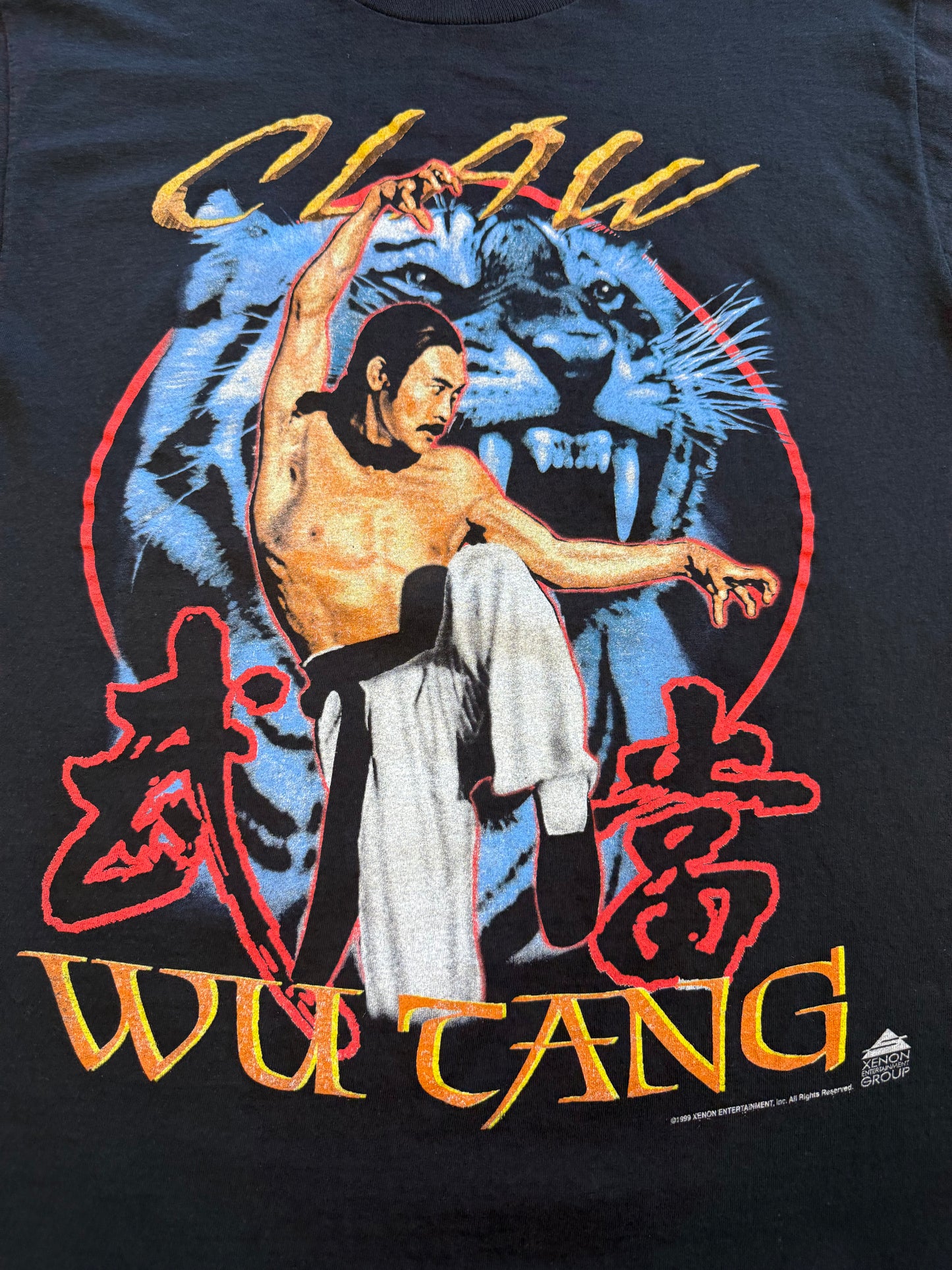 1999 CLAW WU TANG COLLECTION XENOX ENTERTAINMENT TEE (CUT TAG)