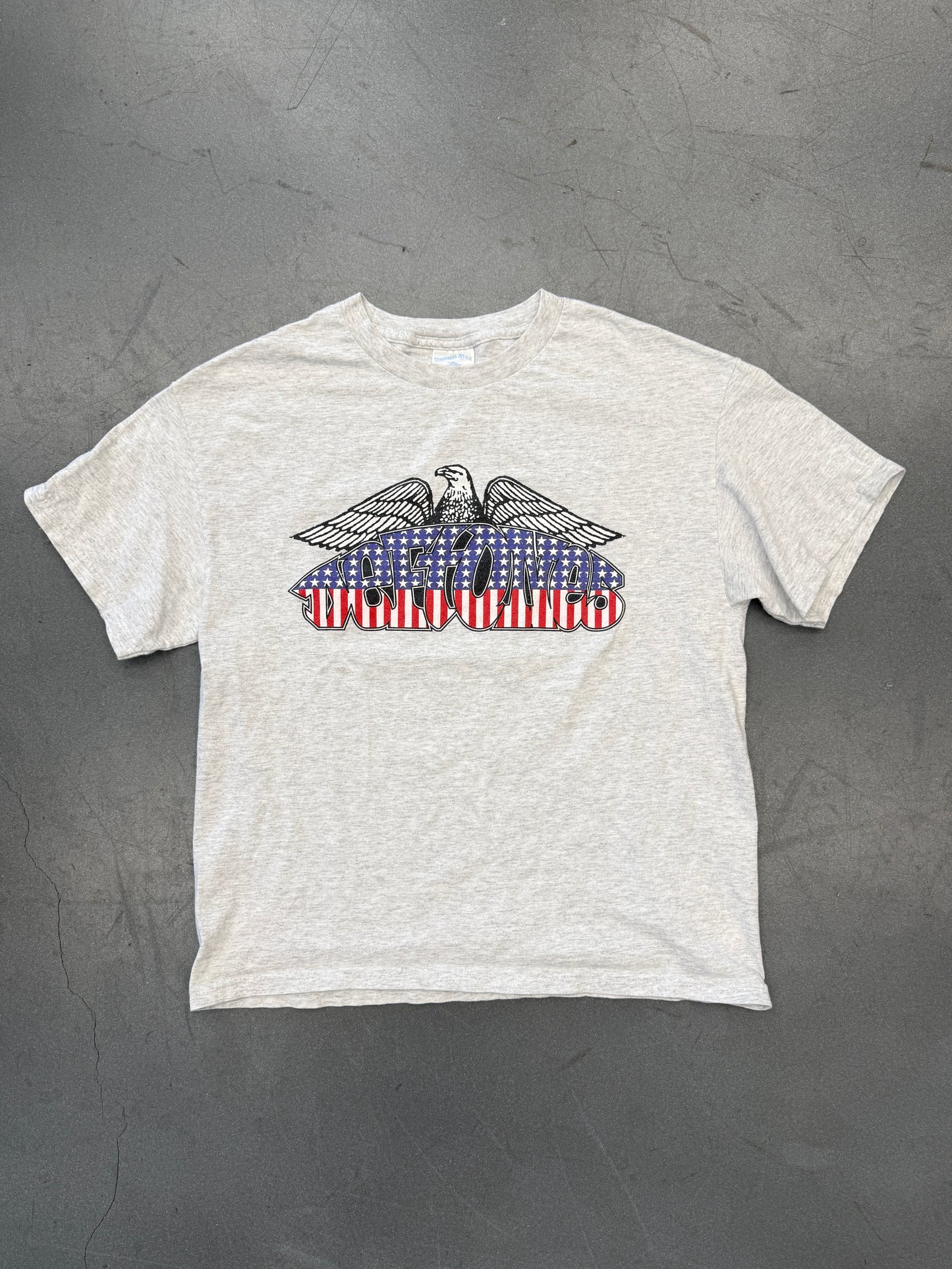 90S DEFTONES USA FLAG EAGLE TEE (TENNESSE RIVER TAG)