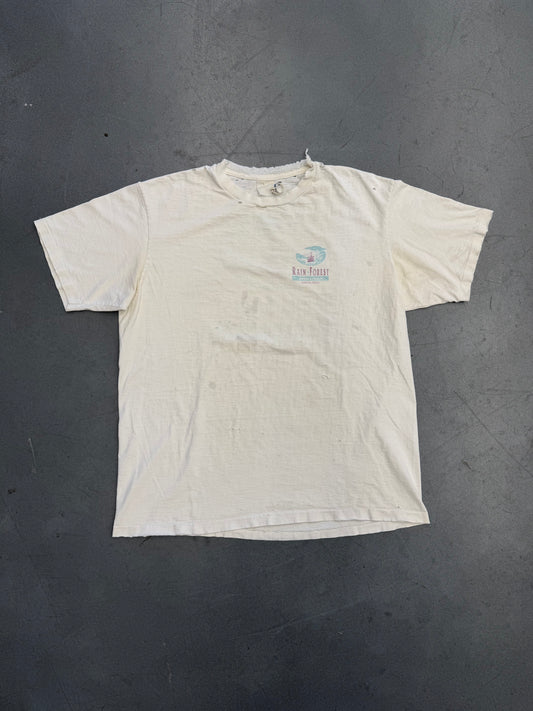 90S RAIN FOREST AERIAL TRAM COSTA RICA DISTRESSED TEE (FADED TAG)
