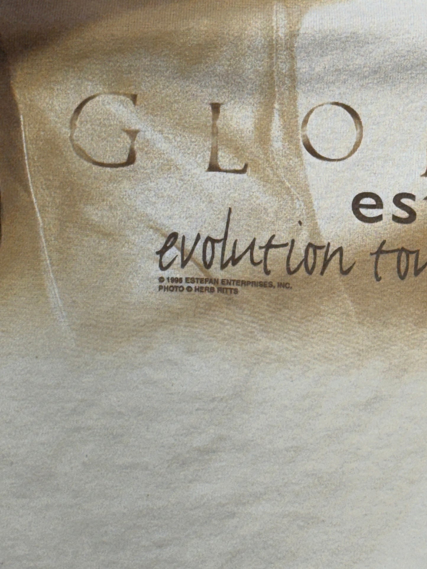 1996 GLORIA ESTEFAN EVOLUTION TOUR TEE (HANES TAG)
