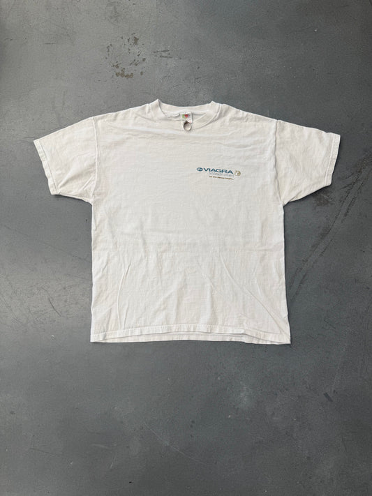 Y2K PFIZER VIAGRA "LET THE DANCE BEGIN..." TEE (FOTL TAG)