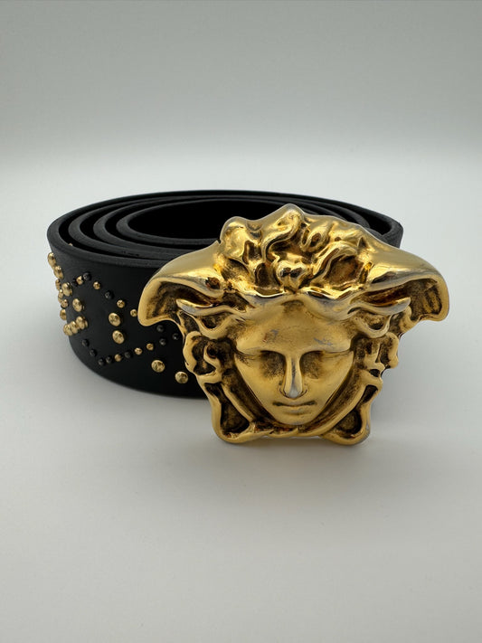 VERSACE STUDDED BELT