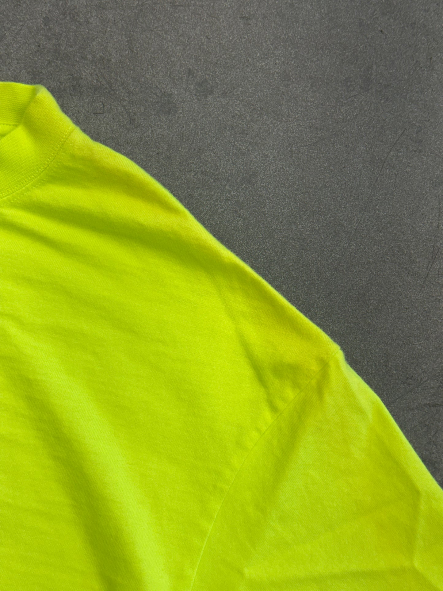 BALENCIAGA WORLD FOOD PROGRAMME TEE - FLUORESCENT YELLOW