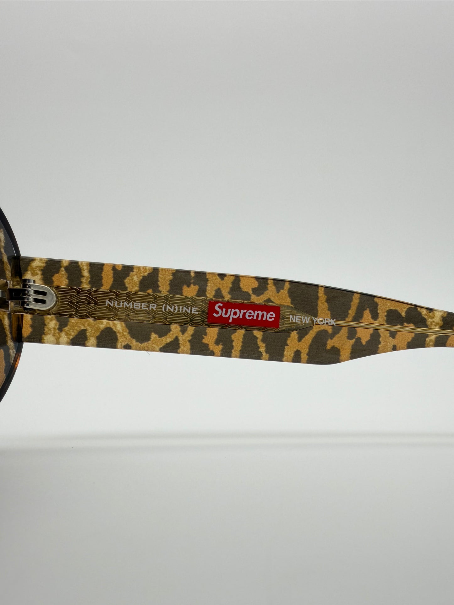 FW25 SUPREME X NUMBER (N)INE SUNGLASSES - TORTOISESHELL